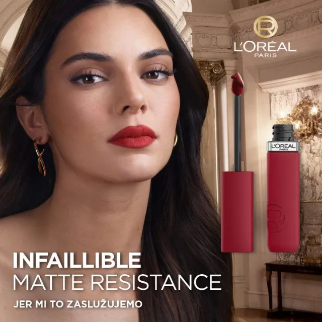 L'Oreal Paris Infaillible Matte Resistance ruž 115 snooze your al​arm
