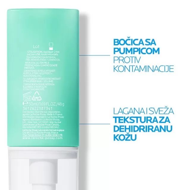 La Roche-Posay HYDRAPHASE HA RICH Bogata hidratantna nega s hijaluronskom kiselinom za punoću i sjaj kože, suva koža, 50 ml