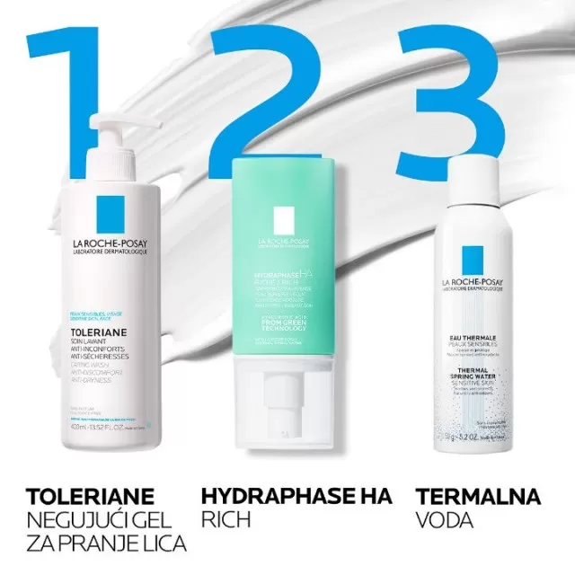 La Roche-Posay HYDRAPHASE HA RICH Bogata hidratantna nega s hijaluronskom kiselinom za punoću i sjaj kože, suva koža, 50 ml