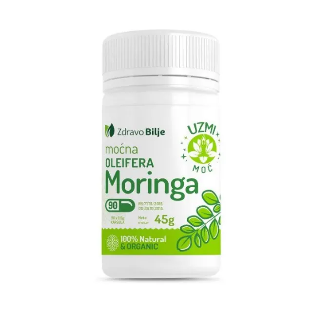 MOĆNA MORINGA OLEIFERA KAPSULE A90