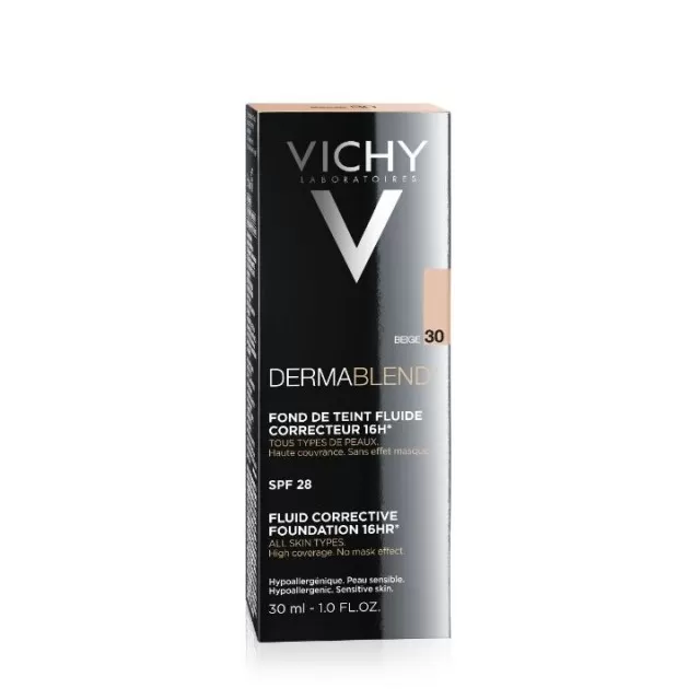 VICHY DERMABLEND CORRECTOR Tečni korektivni puder SPF 35, 30 ml, 30 Beige