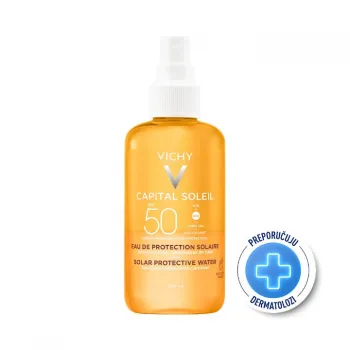 VICHY SUN CAPITAL SOLEIL VODICA ZA ZAŠTITU OD SUNCA SPF50 UVB + UVA, 200ml