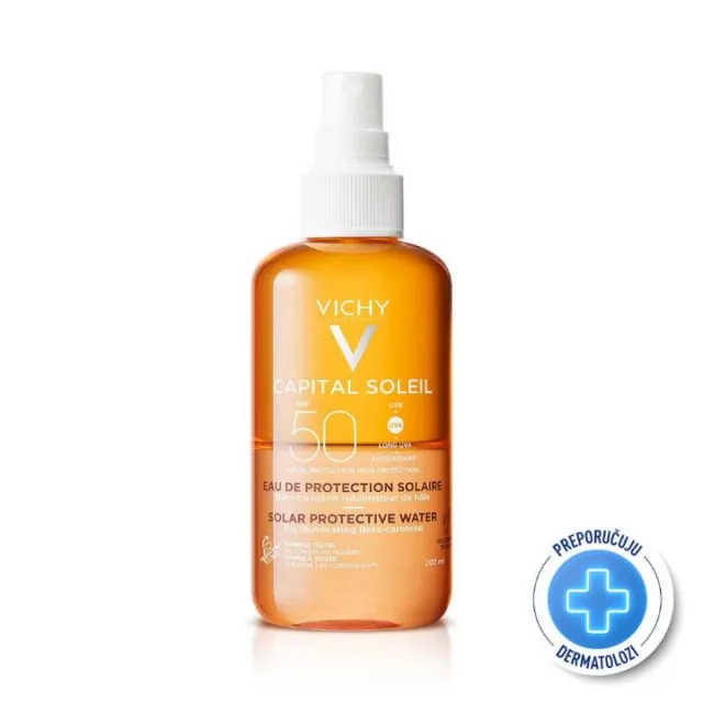 VICHY SUN CAPITAL SOLEIL VODICA ZA ZAŠTITU OD SUNCA SPF50 UVB + UVA, 200ml