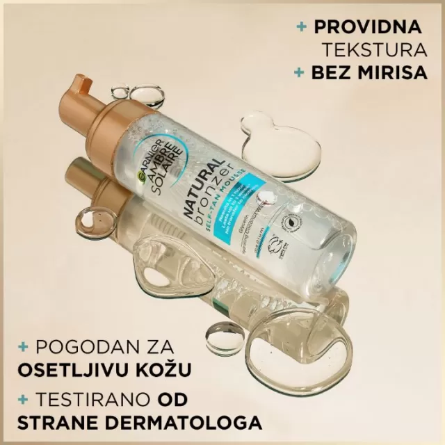 GARNIER AMBRE SOLAIRE PENA ZA SAMOPOTAMLJIVANJE 200ML