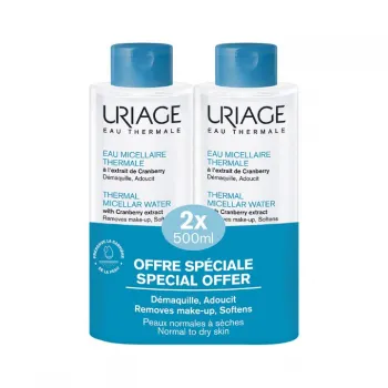 URIAGE PROMO MICELARNA VODA PLAVA 2X500ML