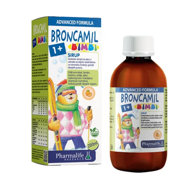 BRONCAMIL BIMBI 1+ SIRUP 200ML