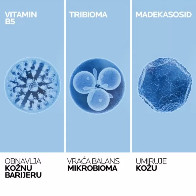 La Roche-Posay CICAPLAST BAUME B5 Balzam za bebe, decu i odrasle koji obnavlja i umiruje nadraženu kožu i trenutno umiruje osećaj peckanja, 40 ml