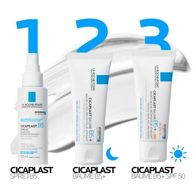 La Roche-Posay CICAPLAST BAUME B5 Balzam za bebe, decu i odrasle koji obnavlja i umiruje nadraženu kožu i trenutno umiruje osećaj peckanja, 40 ml