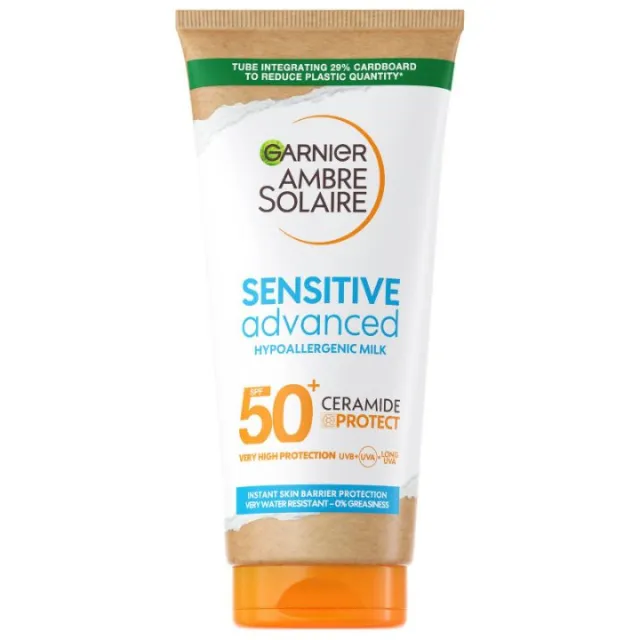 GARNIER AMBRE SOLAIRE SENSITIVE ADVANCED MLEKO ZA ZAŠTITU OD SUNCA SPF50+ 175ML