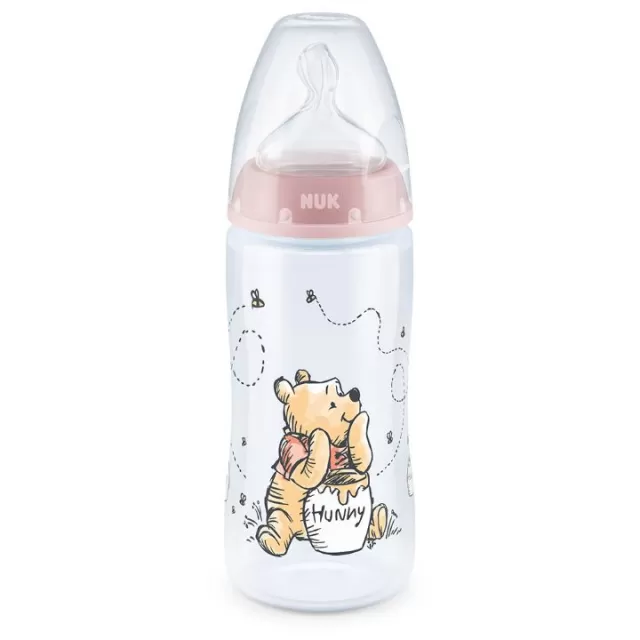 NUK PLASTIČNA FLAŠICA SA INDIKATOROM TEMPERATURE WINNIE THE POOH 300ML