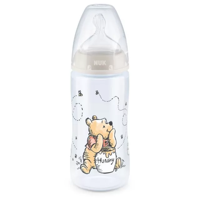 NUK PLASTIČNA FLAŠICA SA INDIKATOROM TEMPERATURE WINNIE THE POOH 300ML