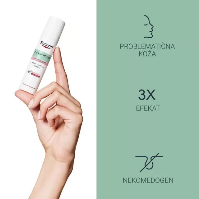 EUCERIN DERMOPURE SERUM SA TROSTRUKIM EFEKTOM 40ML
