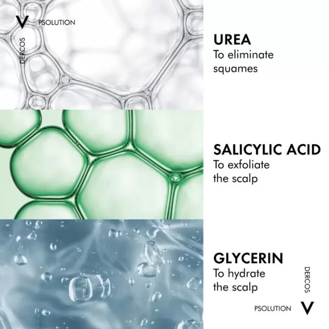 VICHY DERCOS PSOlution Šampon za vlasište sklono psorijazi protiv skvama, osećaja svraba i peckanja, 200 ml