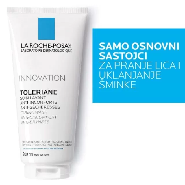 La Roche-Posay TOLERIANE Negujući gel za pranje lica 200ml