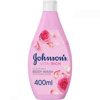 JOHNSON'S VITA-RICH KUPKA RUŽINA VODICA 400ML