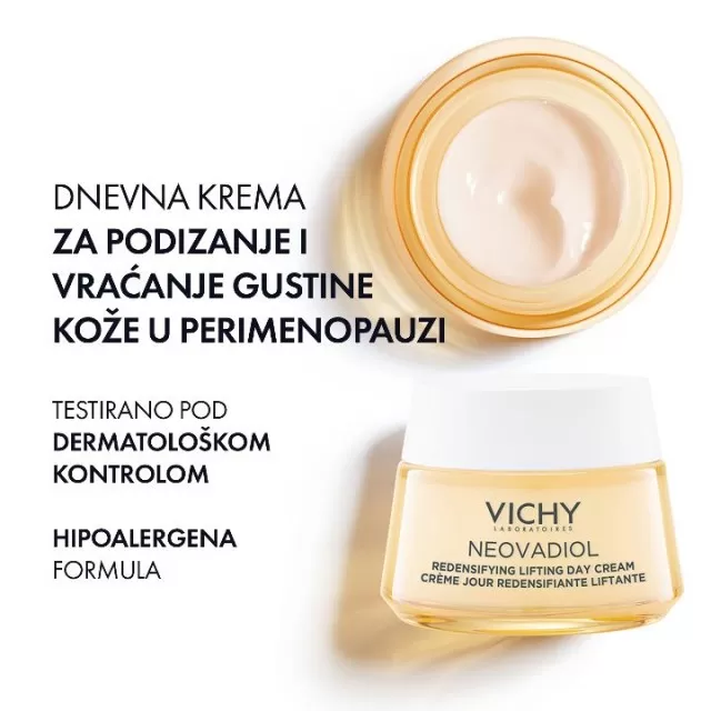 VICHY NEOVADIOL PERIMENO Dnevna nega za gustinu i punoću kože u perimenopauzi, normalna do mešovita koža, 50 ml