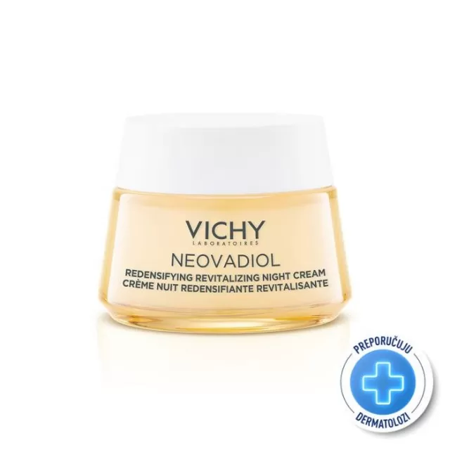 VICHY NEOVADIOL PERIMENO Noćna nega za gustinu i punoću kože u perimenopauzi s LHA kiselinom, 50 ml