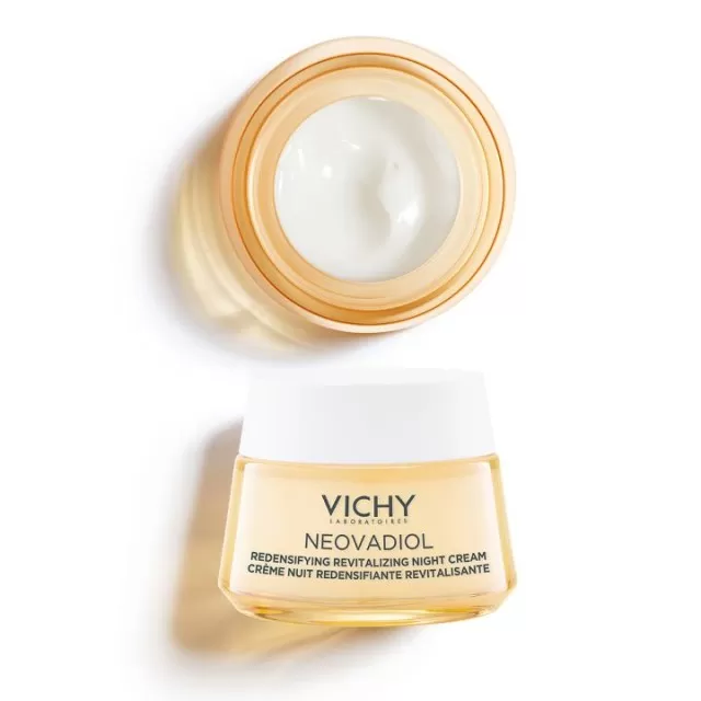 VICHY NEOVADIOL PERIMENO Noćna nega za gustinu i punoću kože u perimenopauzi s LHA kiselinom, 50 ml