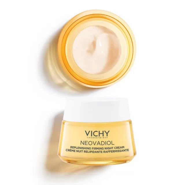 VICHY NEOVADIOL POSTMENO Hranjiva noćna nega za čvrstinu kože u postmenopauzi s omega kiselinama, 50 ml