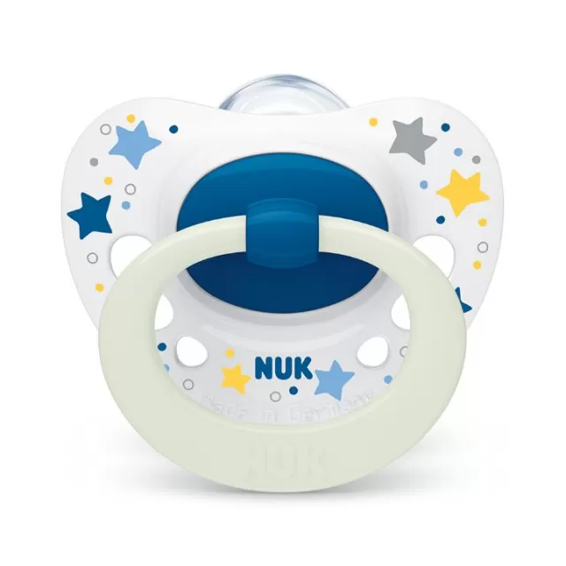 NUK VARALICA SILIKON U KUTIJI NIGHT 6-18M
