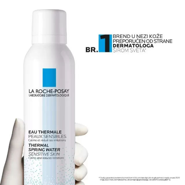 La Roche-Posay EAU THERMALE Termalna voda za osetljivu kožu novorođenčadi, dece, odraslih i trudnica, 150 ml