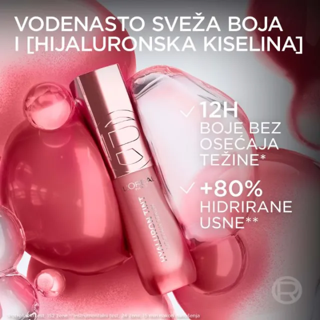 L’Oréal Paris Paradise Hyaluron Tint serum za usne u boji 490 Berry Jolie