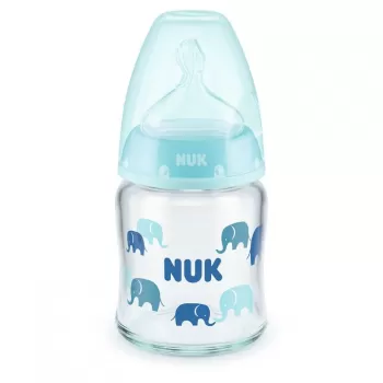 NUK STAKLENA FLAŠICA SA INDIKATOROM TEMPERATURE 120ML