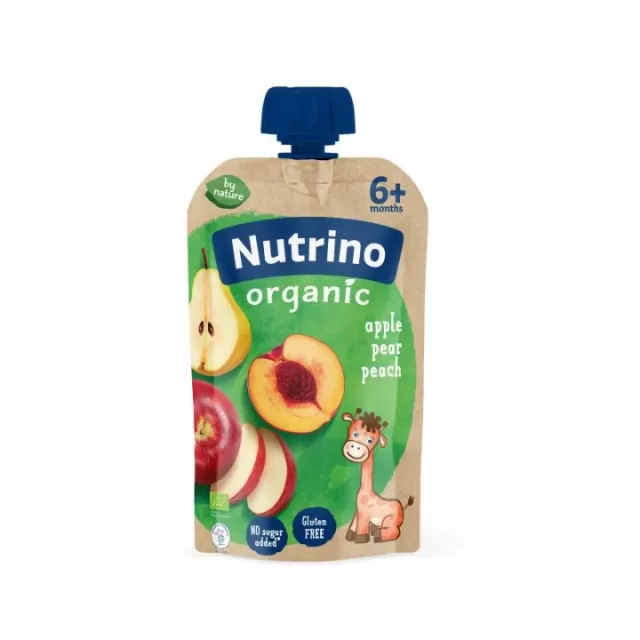 NUTRINO ORGANSKI VOĆNI PIRE JABUKA, KRUŠKA I BRESKVA 100G