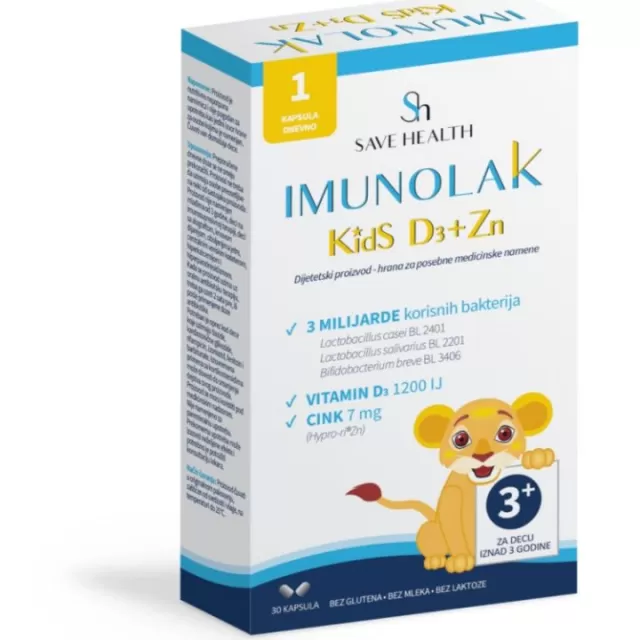 IMUNOLAK KIDS D3+ZN KAPSULE A30