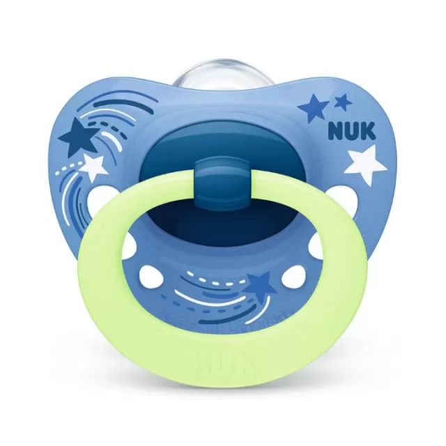 NUK VARALICA SILIKON U KUTIJI NIGHT 0-6M