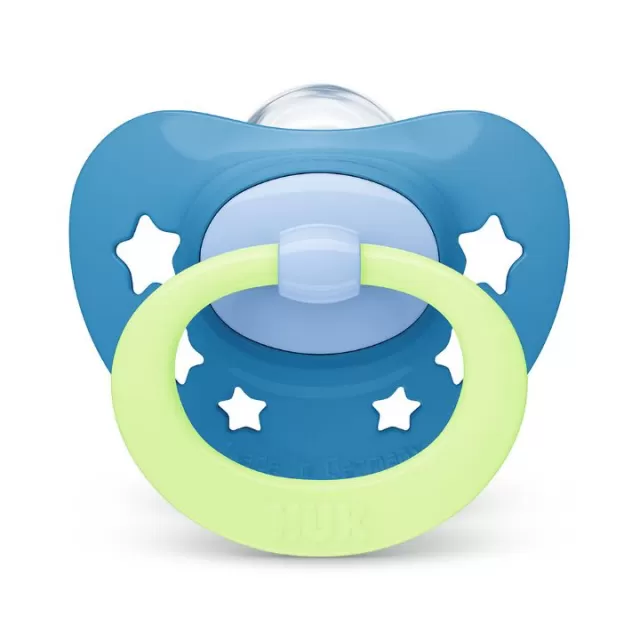 NUK VARALICA SILIKON U KUTIJI NIGHT 0-6M