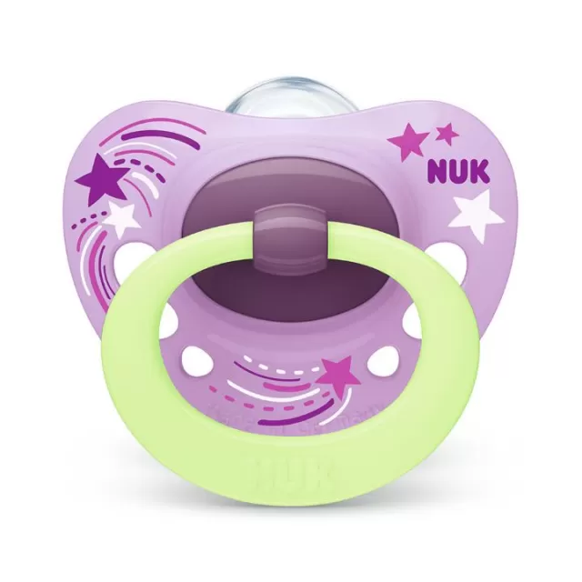 NUK VARALICA SILIKON U KUTIJI NIGHT 0-6M