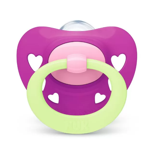 NUK VARALICA SILIKON U KUTIJI NIGHT 0-6M