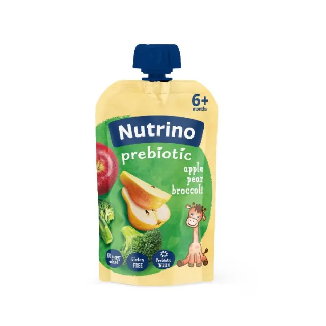 Nutrino POUCH PREBIOTIC Jabuka, Kruška, Brokoli 100g