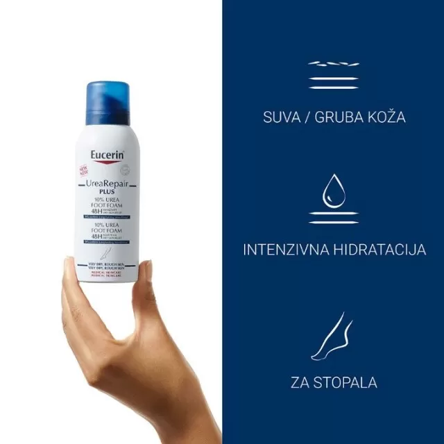 EUCERIN UREAREPAIR PLUS PENA ZA STOPALA SA 10% UREE 150ML