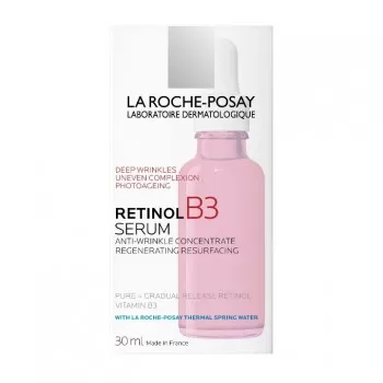La Roche-Posay RETINOL B3 SERUM Regenerišući obnavljajuću koncentrat protiv izraženih bora i neujednačenog tena, 30 ml