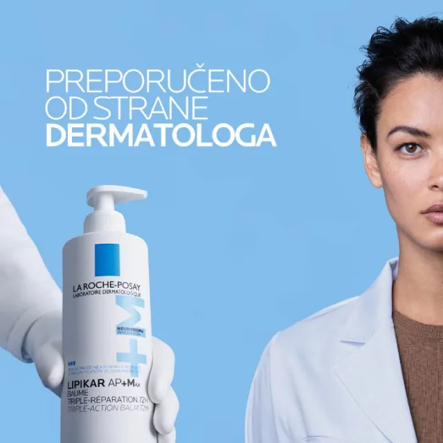 La Roche-Posay lipikar baume ap+max balzam sa trostrukim delovanjem 400ml