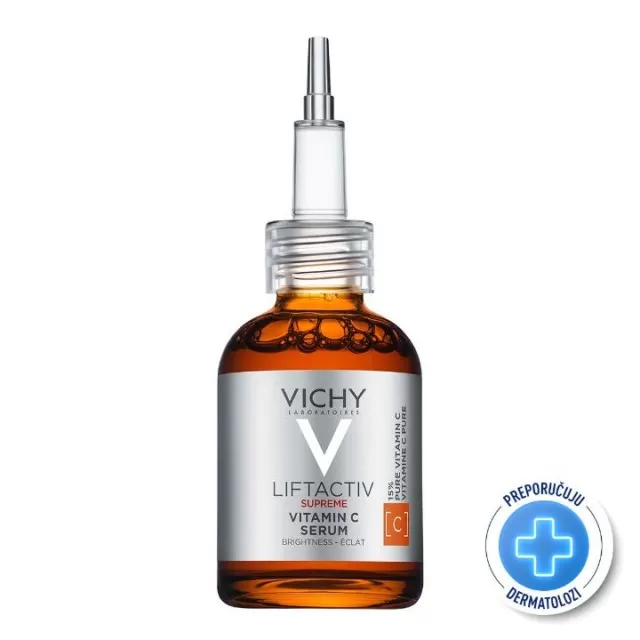 VICHY LIFTACTIV SUPREME Vitamin C Fresh Shot za blistaviju kožu s 15% čistog vitamina C, 20ml