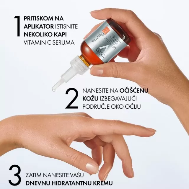 VICHY LIFTACTIV SUPREME Vitamin C Fresh Shot za blistaviju kožu s 15% čistog vitamina C, 20ml