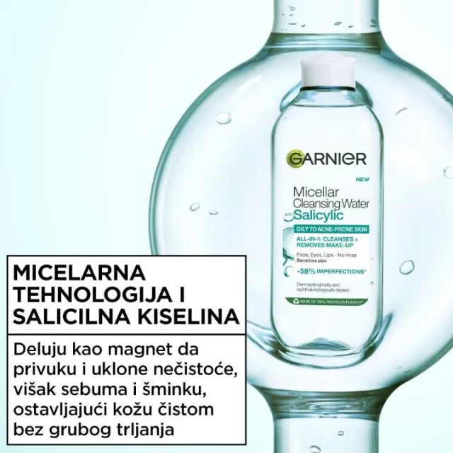 GARNIER PURE ACTIVE SALICYLIC MICELARNA VODA 400ML