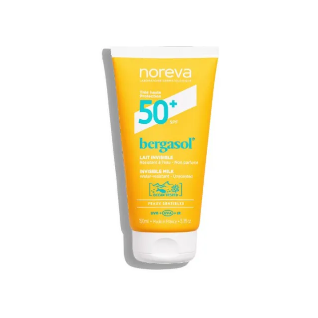 NOREVA BERGASOL NEVIDLJIVO MLEKO ZA TELO SPF 50+ 150ML