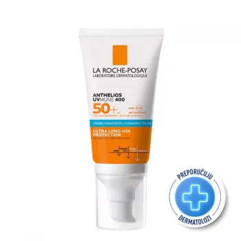 La Roche-Posay SUN ANTHELIOS UVMUNE 400 Hidratantna krema SPF50+ Ultimativna zaštita od sunca protiv dubinskog oštećenja epidermisa, 50 ml