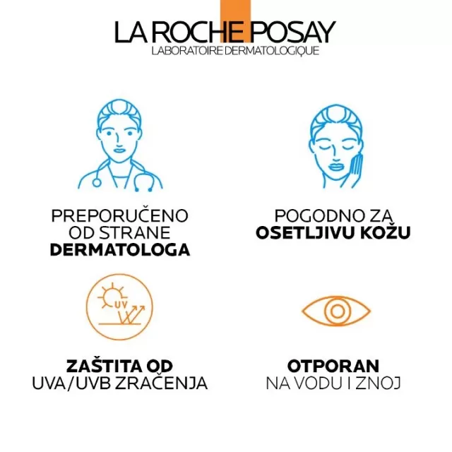 La Roche-Posay SUN ANTHELIOS UVMUNE 400 Fluid SPF50+ Ultimativna zaštita od sunca protiv dubinskog oštećenja epidermisa, 50 ml