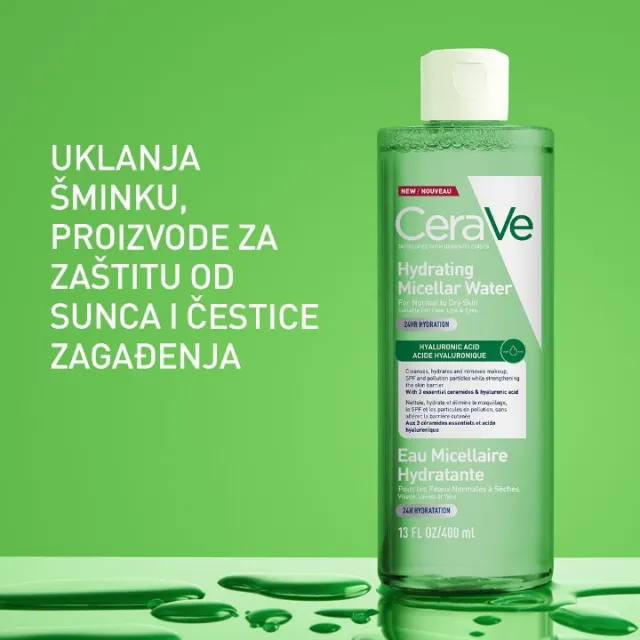 CeraVe Hidratantna micelarna voda za suvu kožu 400 ml