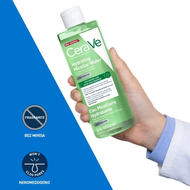 CeraVe Hidratantna micelarna voda za suvu kožu 400 ml