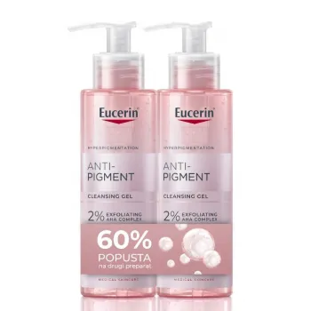 Eucerin PROMO Anti-Pigment gel za čišćenje 2 x 200 ml
