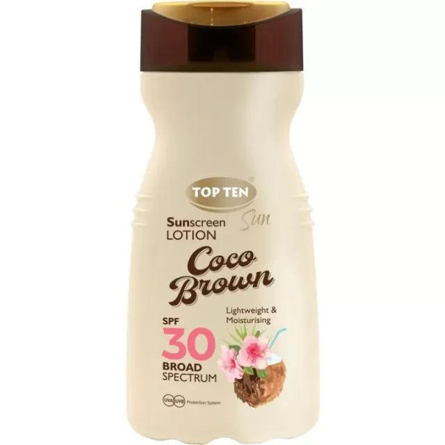 TOP TEN SUN COCO BROWN LOSION SPF30 200ML