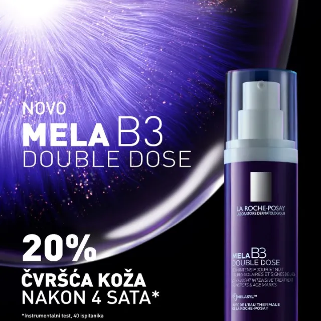La Roche-Posay Double Dose Mela B3 Intenzivni tretman protiv fleka od sunca i znakova starenja 40 ml