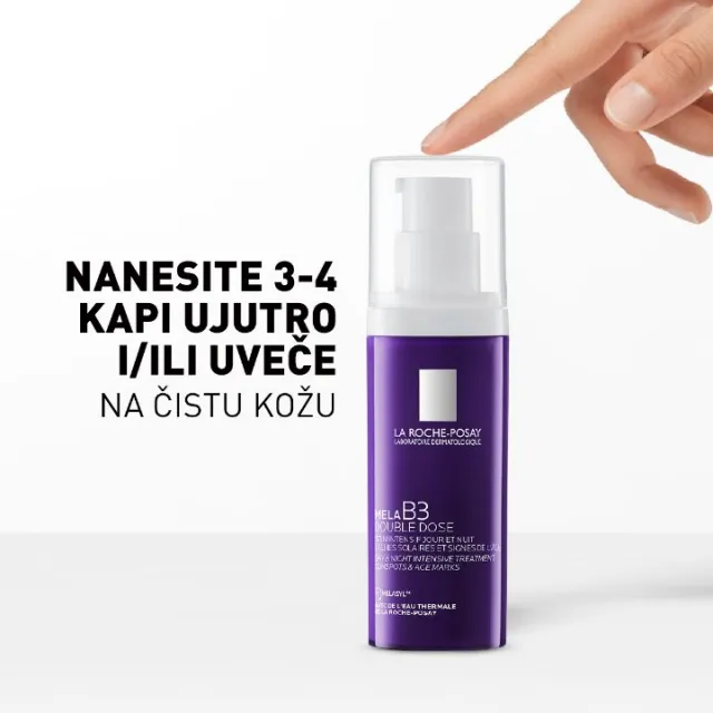 La Roche-Posay Double Dose Mela B3 Intenzivni tretman protiv fleka od sunca i znakova starenja 40 ml