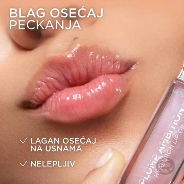 L'Oréal Paris Paradise Plump Ambition Ulje Za Usne 650 Nude Macaron